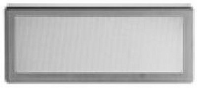 Ventilační krbové mřížky bez žaluzie SOLID 195 x 485 
bez žaluzie K400446 montážní otvot (mm) 167 x 455